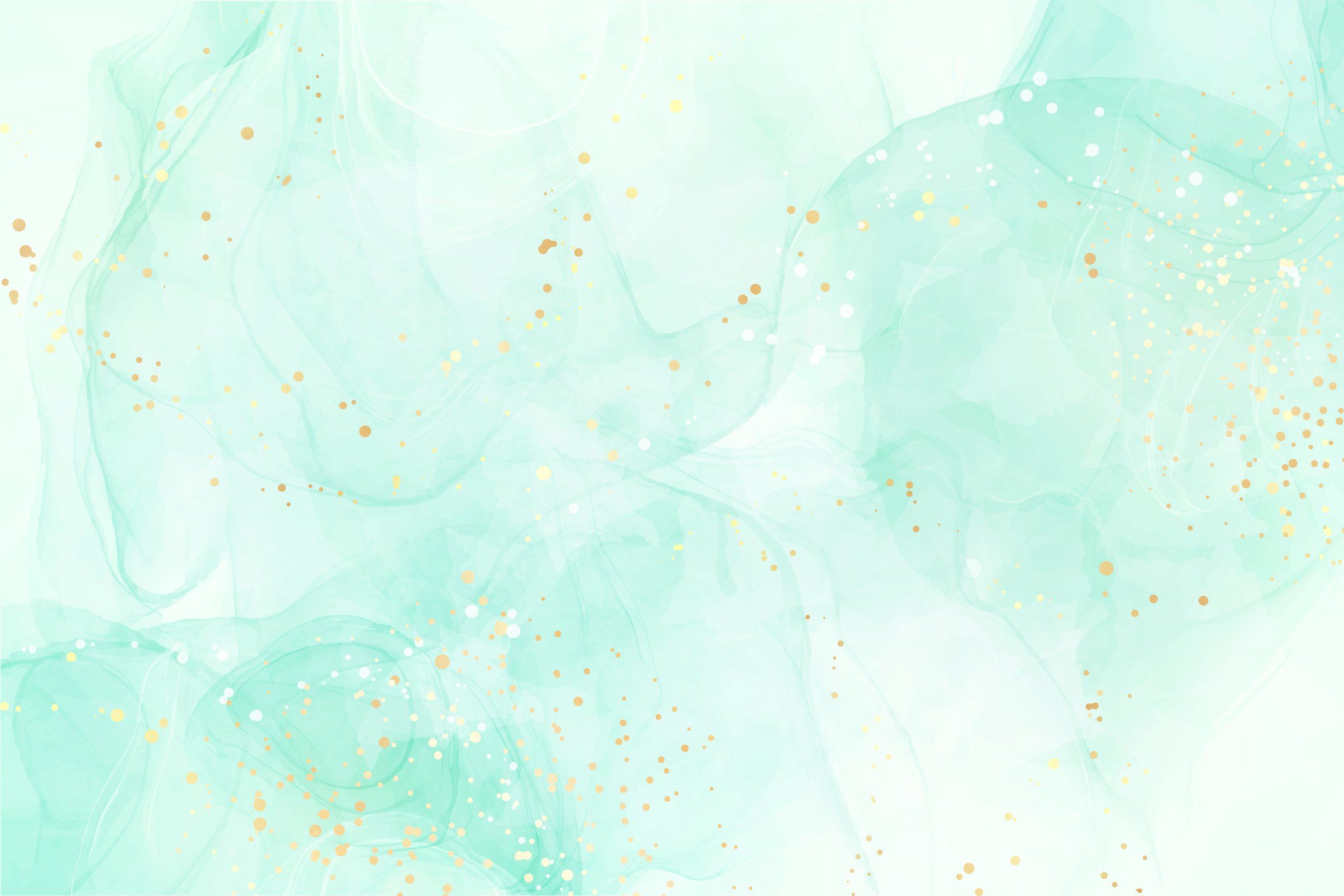 mint marble watercolor background